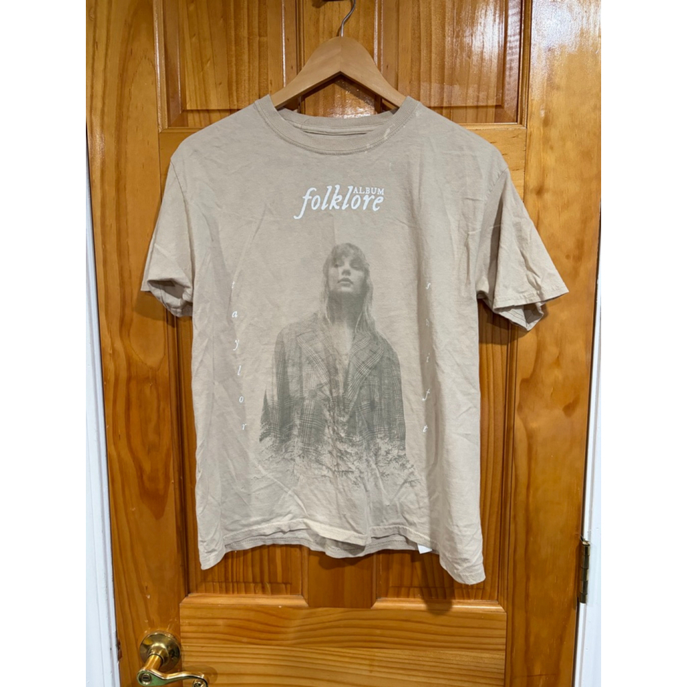 Womens Taylor Swift For The Hope It All Folkore Short Sleeve T Shirt Size Small